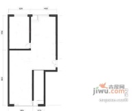 北京国际中心1室1厅1卫165㎡户型图