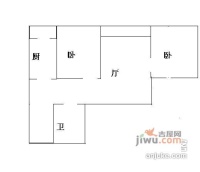 石佛营东里128号院2室2厅1卫101㎡户型图