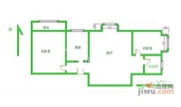 富仁名苑2室1厅1卫96㎡户型图