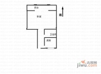 裕民中路小区1室1厅1卫户型图