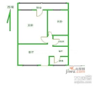 安贞西里社区2室2厅1卫户型图