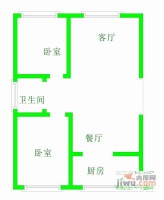 东大桥路小区2室1厅1卫145㎡户型图