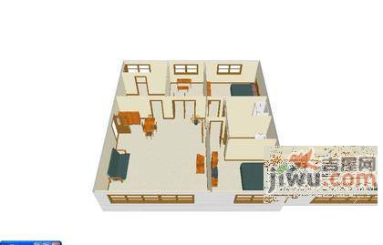 富力城3室2厅2卫181㎡户型图