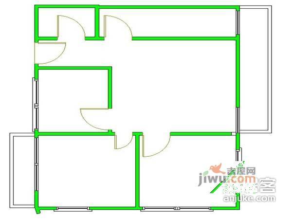 双花园西里小区3室2厅1卫132㎡户型图