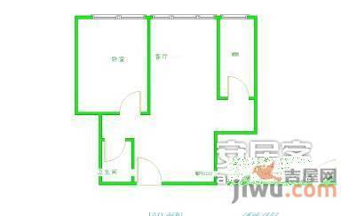 东环18国际公寓1室1厅1卫88㎡户型图