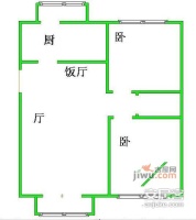 天泰新房苑2室2厅1卫107㎡户型图