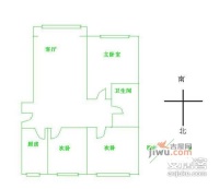 天泰新房苑3室1厅1卫145㎡户型图