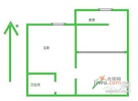 高家园社区1室1厅1卫66㎡户型图