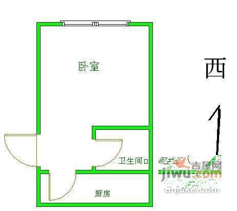 瞰都1室1厅1卫78㎡户型图