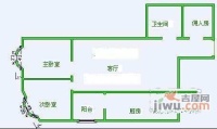 风景线2室1厅1卫195㎡户型图