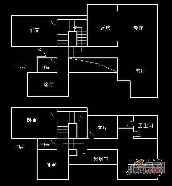 东山墅5室3厅5卫900㎡户型图