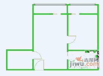 龙阁公寓1室1厅1卫89㎡户型图