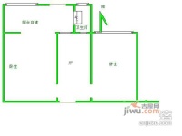 枣营西里2室1厅1卫54㎡户型图