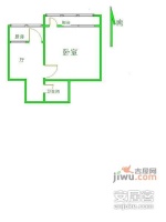 枣营西里1室1厅1卫户型图