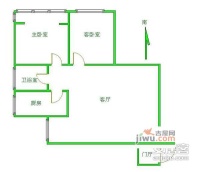 和祥苑2室1厅1卫114㎡户型图