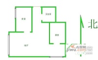 三空间1室1厅1卫71㎡户型图