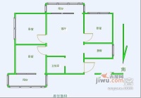 安慧里3室1厅1卫86㎡户型图