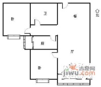 京棉新城2室1厅1卫109㎡户型图