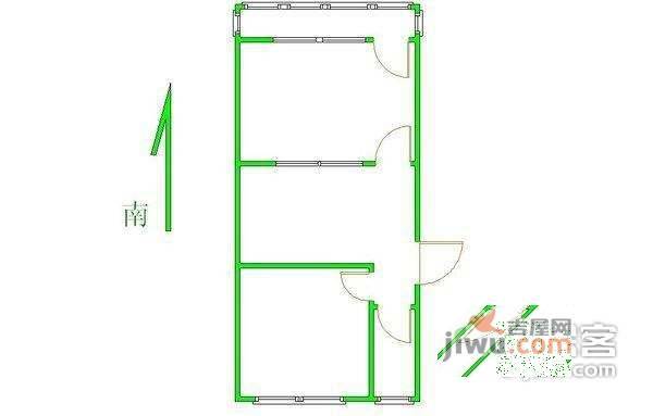 永安里小区1室1厅1卫40㎡户型图