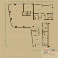 御金台3室2厅2卫234㎡户型图
