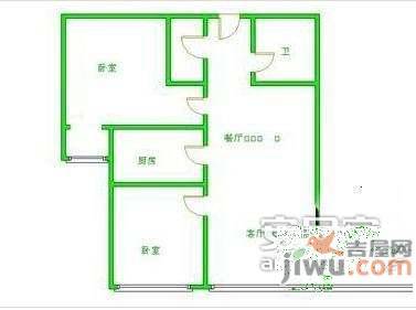 炫彩嘉轩2室2厅1卫230㎡户型图