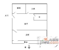 煤科院南小区2室1厅1卫66㎡户型图