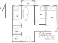 西关胜利嘉园3室1厅1卫117㎡户型图