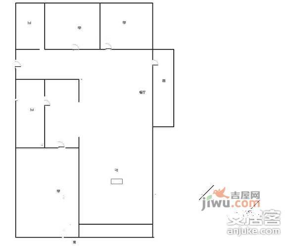 柏林在线3室2厅2卫130㎡户型图