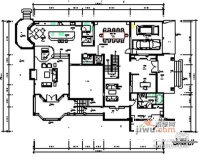 中海瓦尔登湖3室2厅3卫260㎡户型图