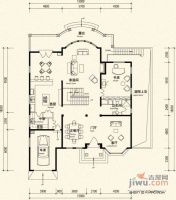 中海瓦尔登湖4室3厅3卫540㎡户型图