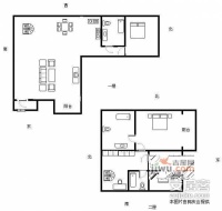 王府花园3室2厅3卫220㎡户型图