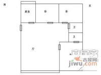 天通苑老三区3室1厅2卫户型图