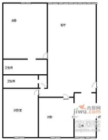 天通苑老一区2室1厅2卫133㎡户型图