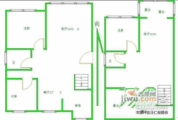 天通苑老一区5室2厅2卫264㎡户型图