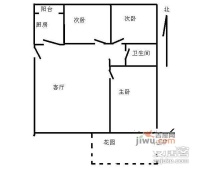 北京人家3室1厅1卫110㎡户型图