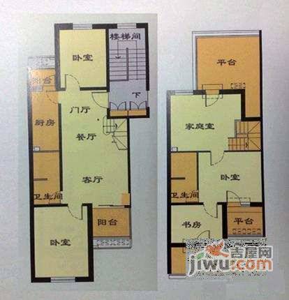 龙禧苑4室2厅2卫186㎡户型图