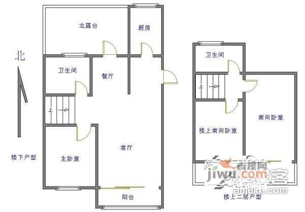 通达园4室2厅3卫186㎡户型图