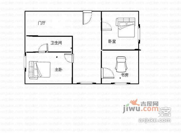 静之湖别墅4室2厅2卫户型图