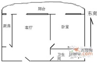 椿树园小区1室1厅1卫68㎡户型图