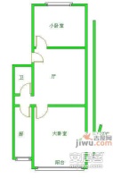 双槐里小区2室1厅1卫100㎡户型图