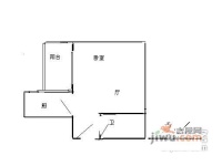 祥和家苑1室0厅1卫54㎡户型图