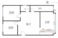 马连道北里3室1厅1卫75㎡户型图