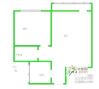 中兴巷小区1室1厅1卫户型图