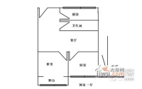 广南小区2室1厅1卫78㎡户型图