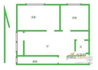 康乐里小区2室1厅1卫1142㎡户型图