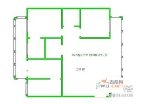 海云轩公寓3室2厅2卫220㎡户型图