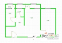 行宫一里1室1厅1卫49㎡户型图