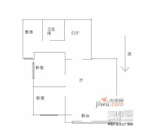 大龙公寓2室2厅1卫104㎡户型图