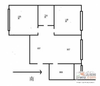 朝阳北苑家园2室1厅1卫180㎡户型图