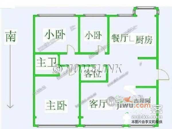 慧谷金色家园3室2厅2卫160㎡户型图